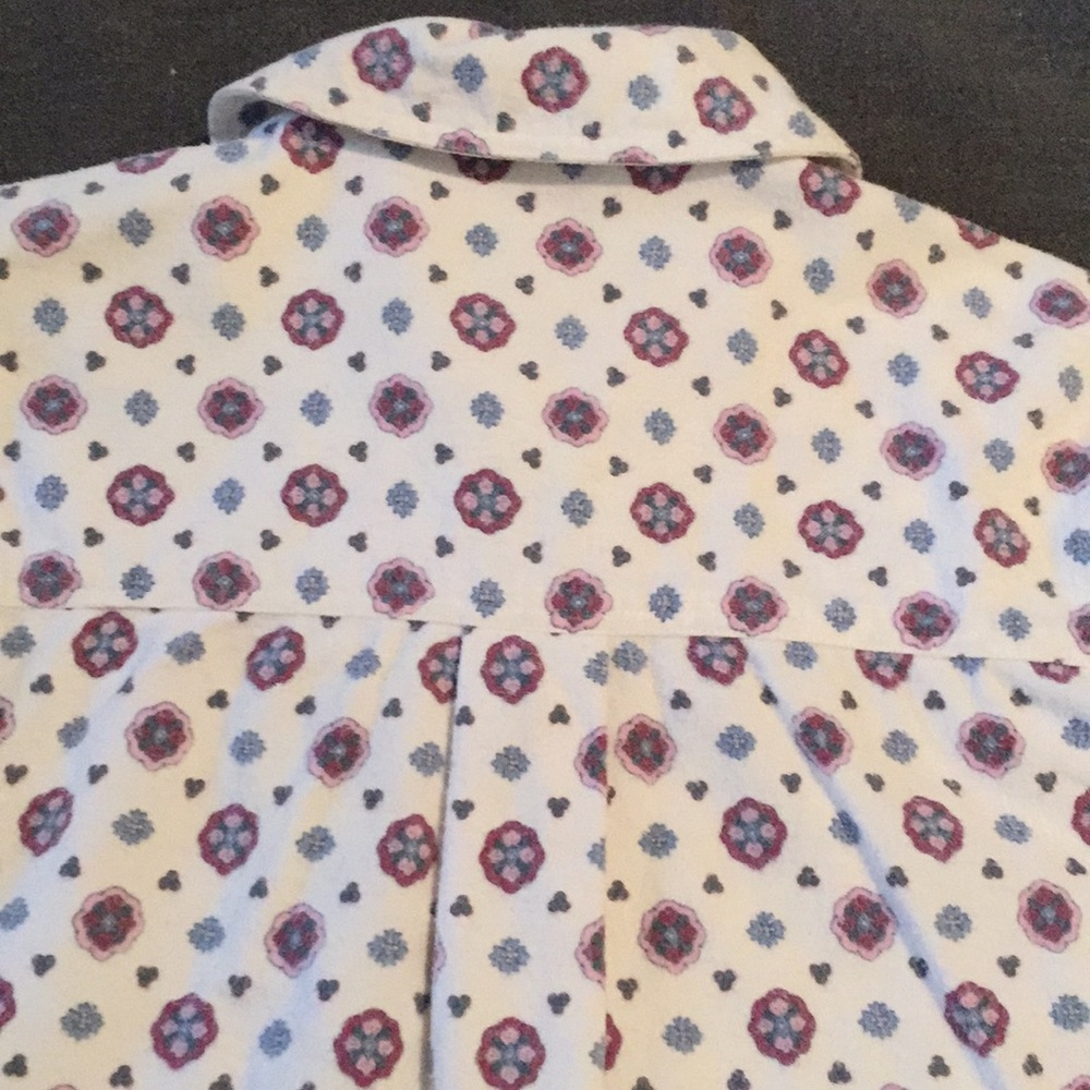 Women’s Eddie Bauer Size M Patterned Flannel Shirt - Picture 6 of 6